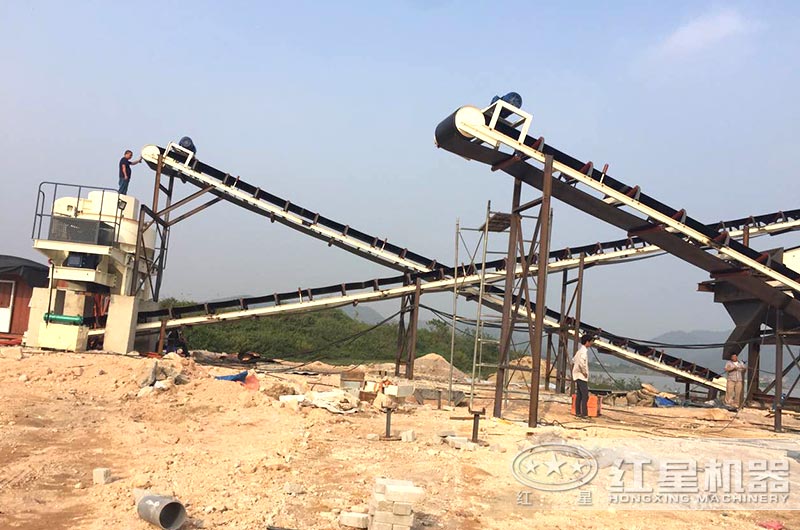 制砂機作業(yè)現(xiàn)場