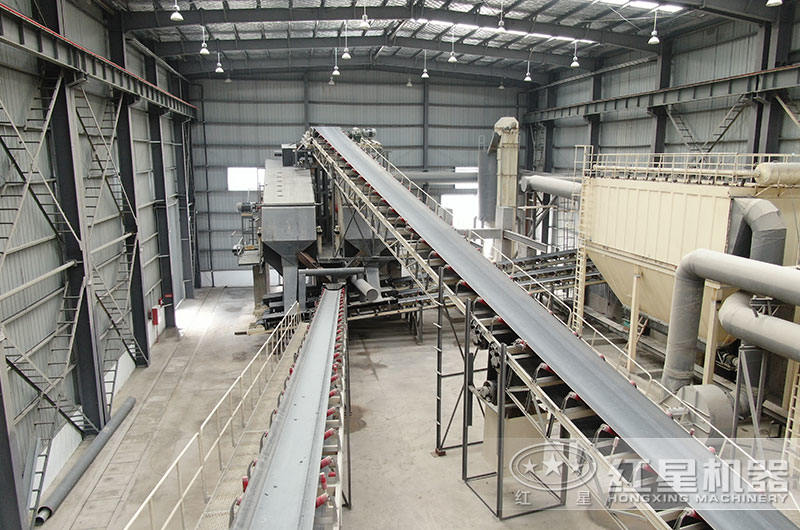 建筑垃圾資源化處置廠車(chē)間