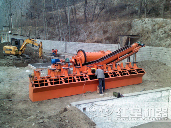 浮選機(jī)生產(chǎn)現(xiàn)場(chǎng)