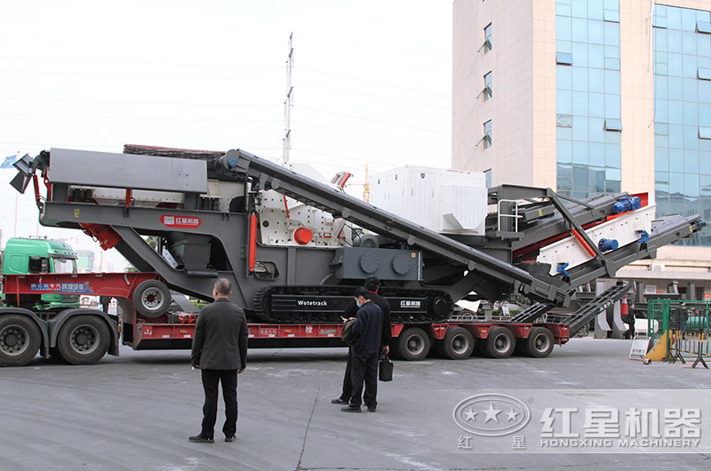 移動式粉碎沙一體機發(fā)貨