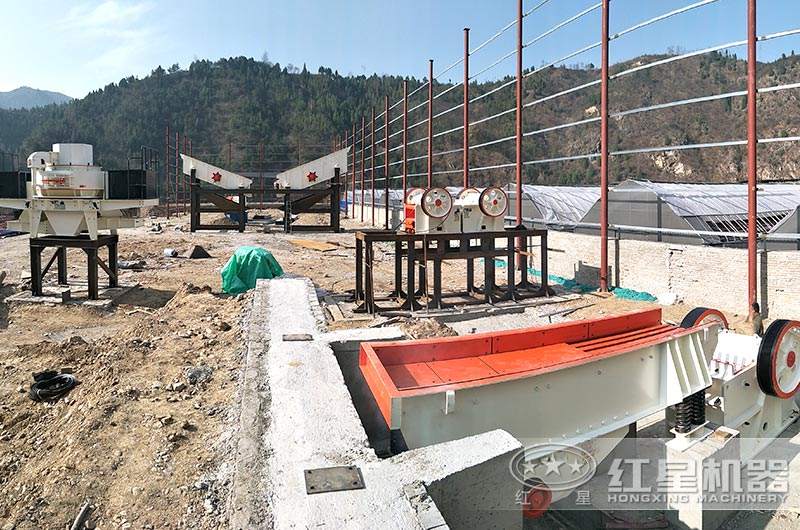 江蘇制砂機作業(yè)中