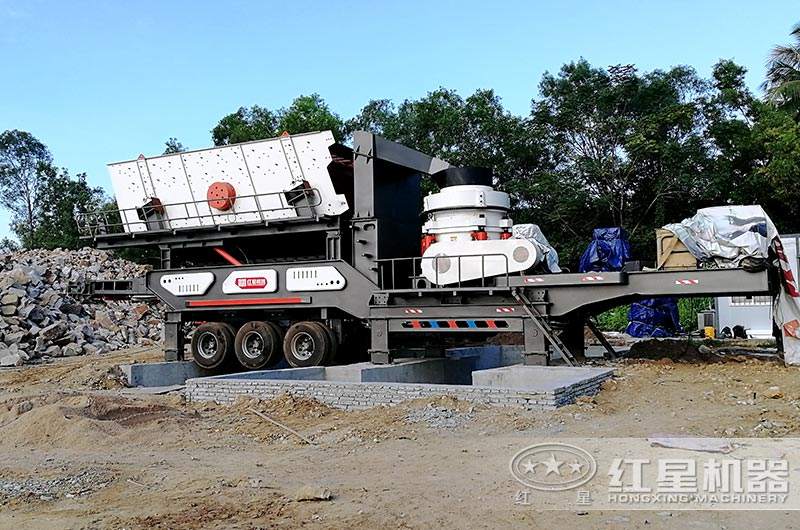 河南移動建筑垃圾處理現(xiàn)場