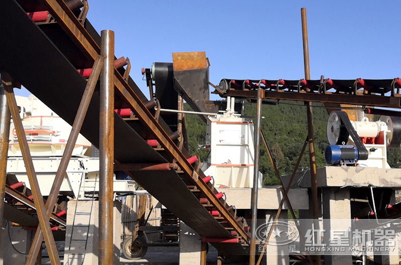 安徽石灰石制砂現(xiàn)場