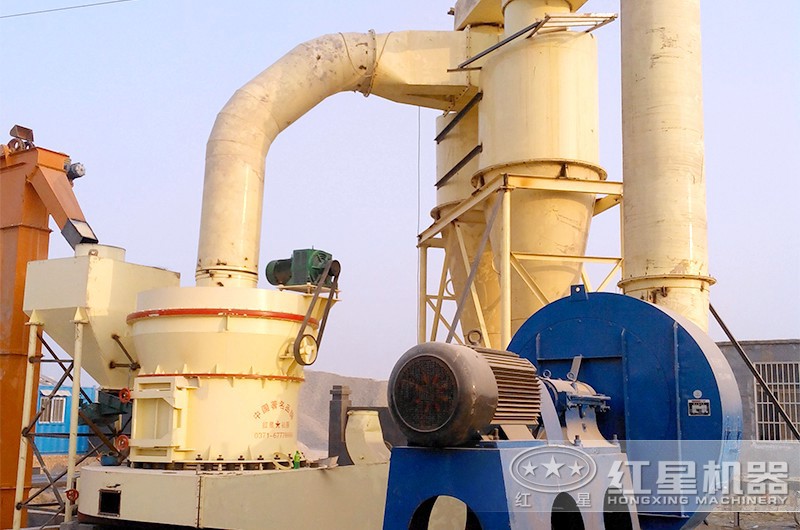 HGM超細(xì)磨生產(chǎn)碳酸鈣現(xiàn)場