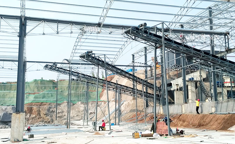 河南年產(chǎn)200萬噸破碎現(xiàn)場