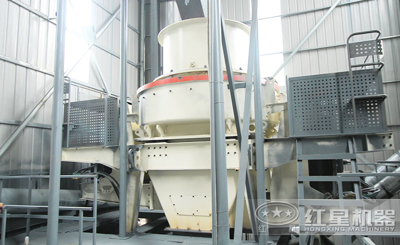 立式制砂機(jī)現(xiàn)場