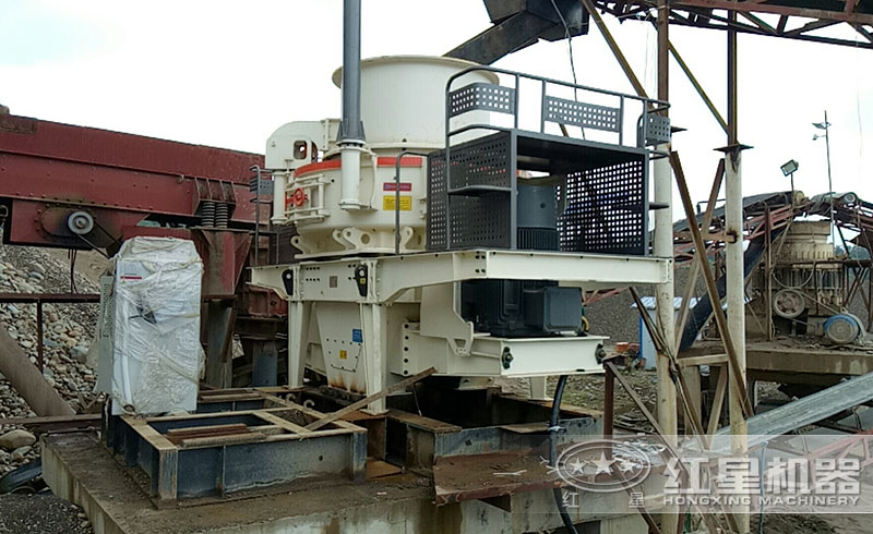 沖擊制砂機(jī)現(xiàn)場