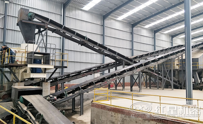 沖擊制砂機(jī)現(xiàn)場