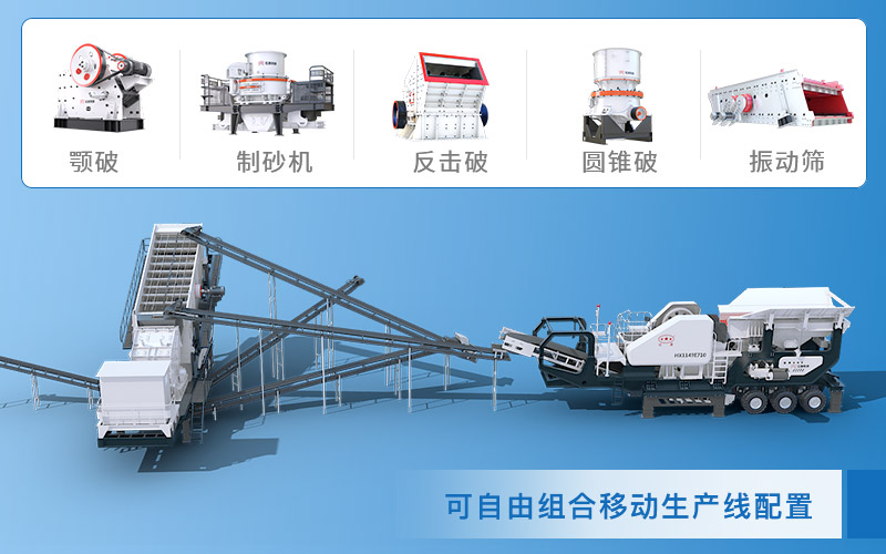 移動制砂機(jī)不同配置
