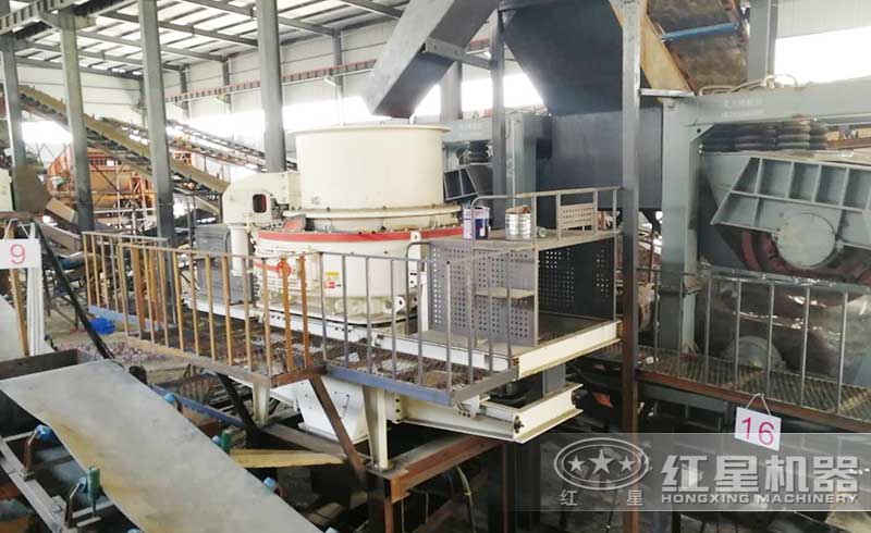 制砂機(jī)現(xiàn)場