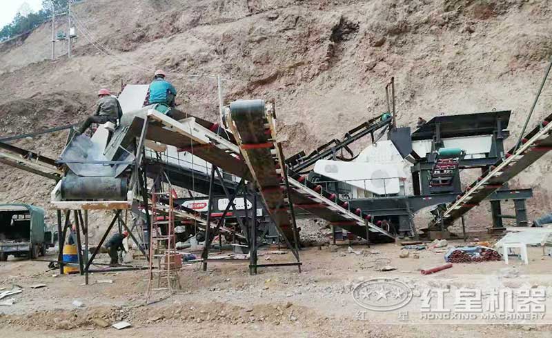 移動破碎站單機破碎 移動破碎站單機破碎