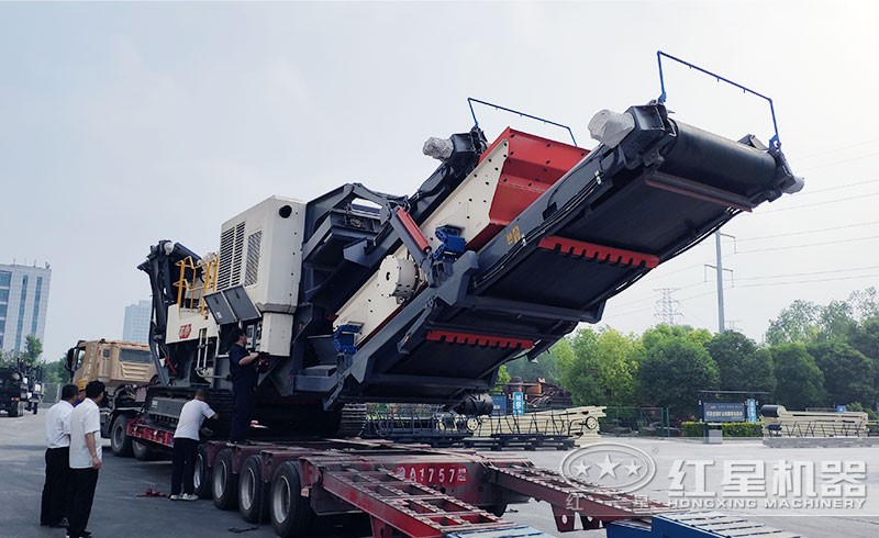 履帶振動篩發(fā)貨