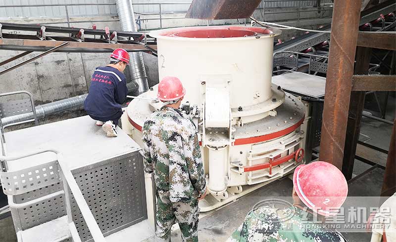 大型制砂機(jī)安裝調(diào)試