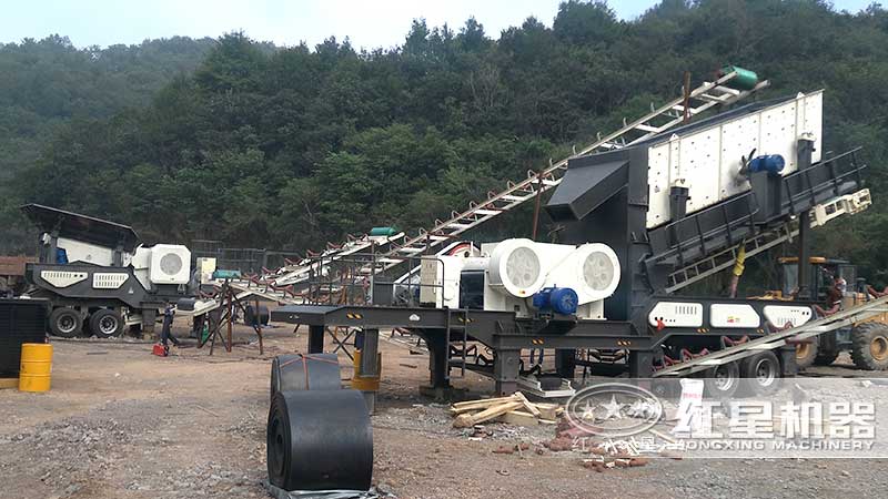 煤矸石制砂機(jī)器現(xiàn)場二