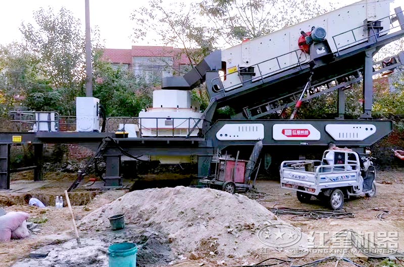 移動制砂機現(xiàn)場 移動制砂機現(xiàn)場