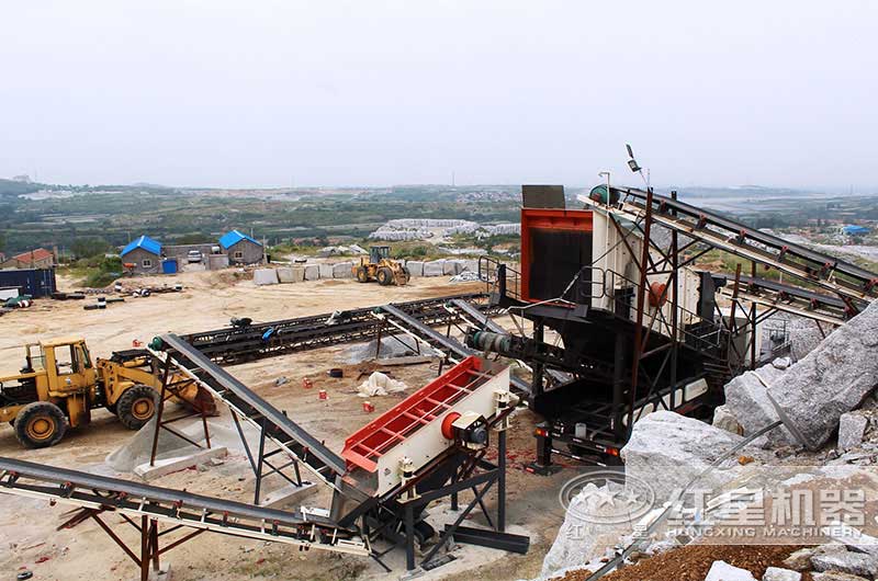 移動式石頭振動篩