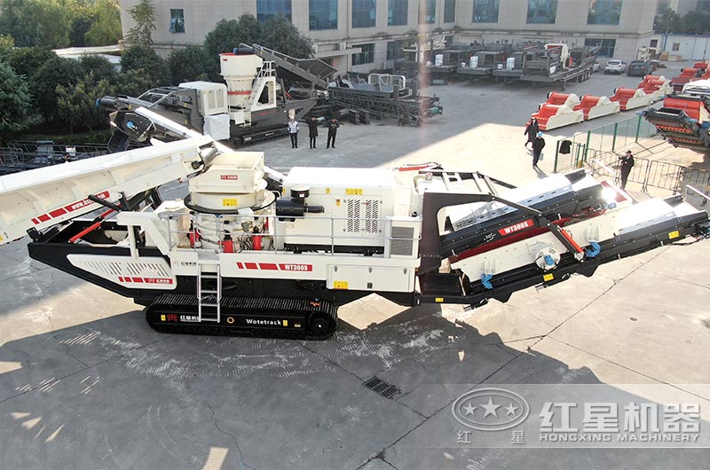 履帶移動圓錐破