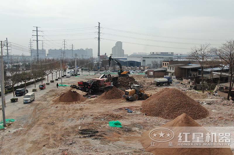 履帶式建筑垃圾處理設(shè)備