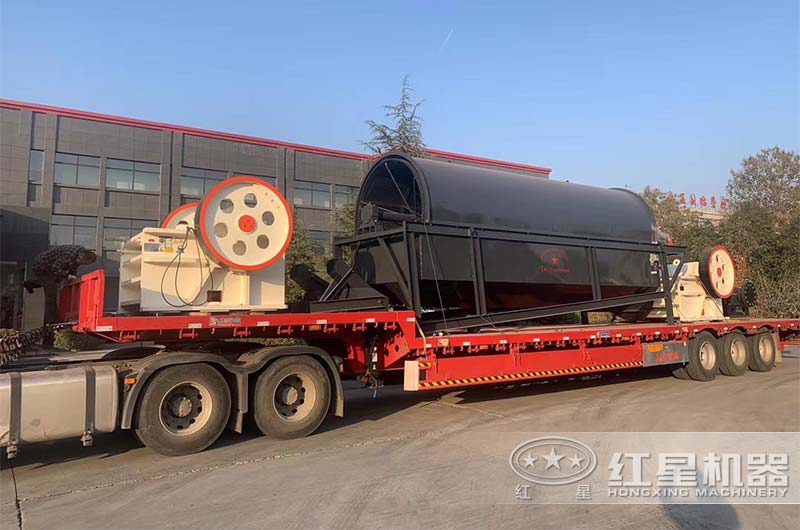 紅星機器顎式破碎機發(fā)貨