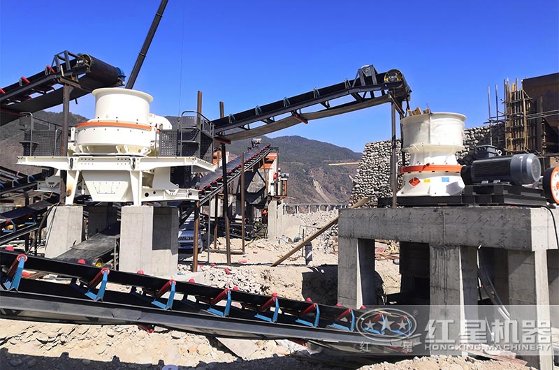 沖擊式制砂機現(xiàn)場