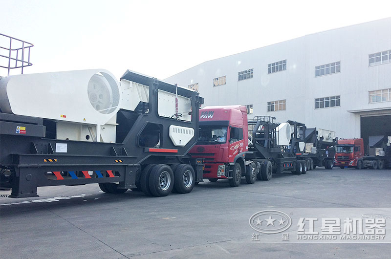 移動(dòng)破碎站發(fā)貨