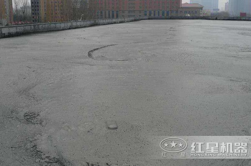 干粉砂漿應(yīng)用現(xiàn)場