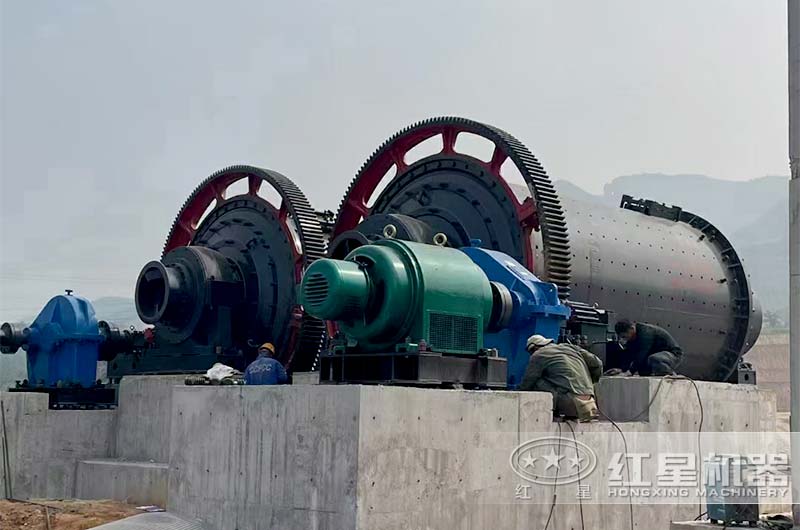 棒磨機(jī)沙現(xiàn)場(chǎng)