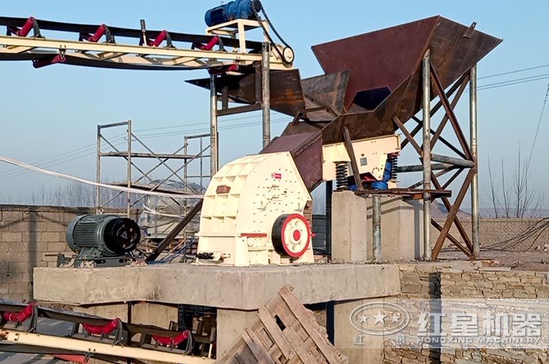 簡單的一小時30立方固定式破碎生產(chǎn)線