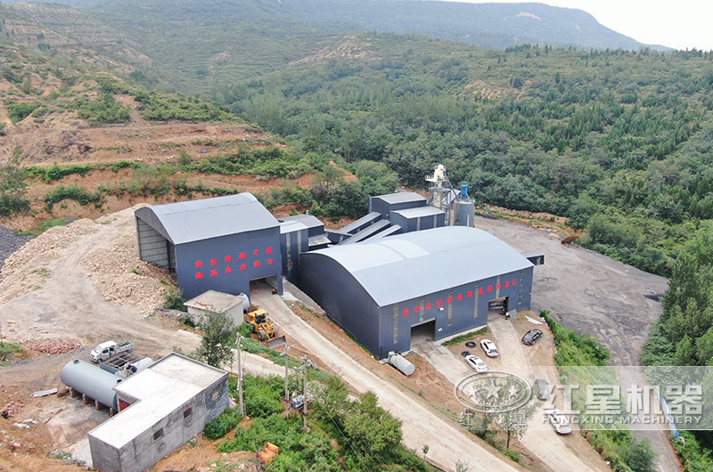 登封時產(chǎn)700-800噸石灰石加工廠