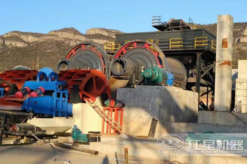 石英砂磨砂現(xiàn)場(chǎng)