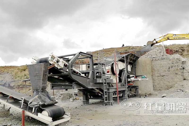 時(shí)產(chǎn)200噸粗碎顎式移動(dòng)破碎機(jī)