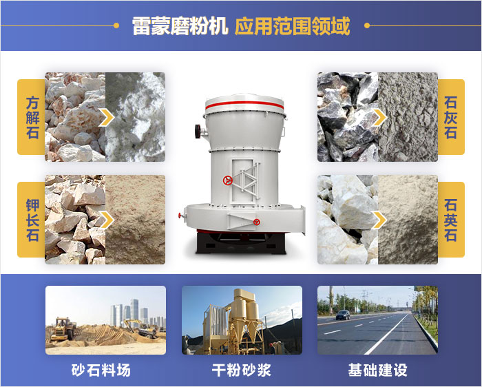 大型雷蒙磨粉機應用效果