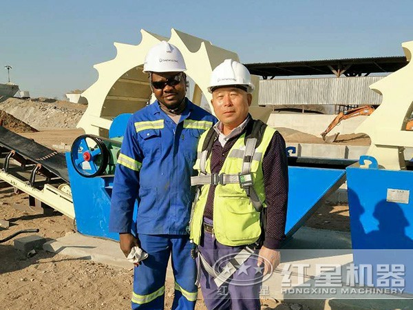 洗石機現(xiàn)場圖