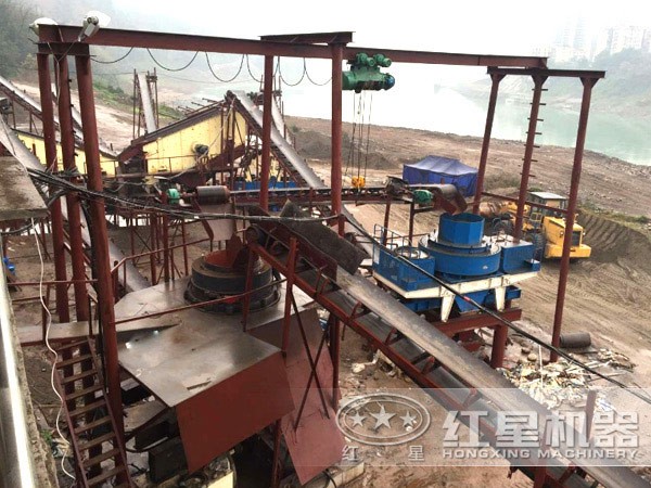 制砂生產(chǎn)線客戶現(xiàn)場