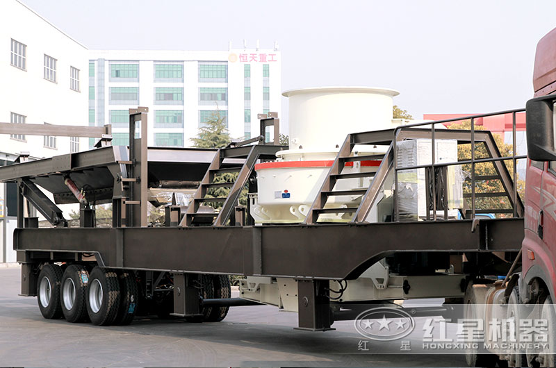 大型移動(dòng)式制砂機(jī)發(fā)貨了