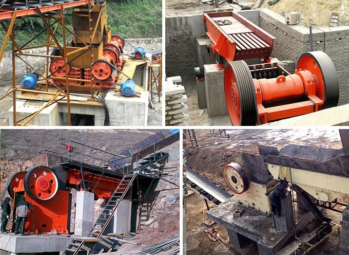 鄂式破碎設(shè)備客戶現(xiàn)場圖