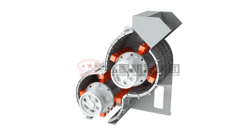 雙級(jí)破碎機(jī)工作原理圖