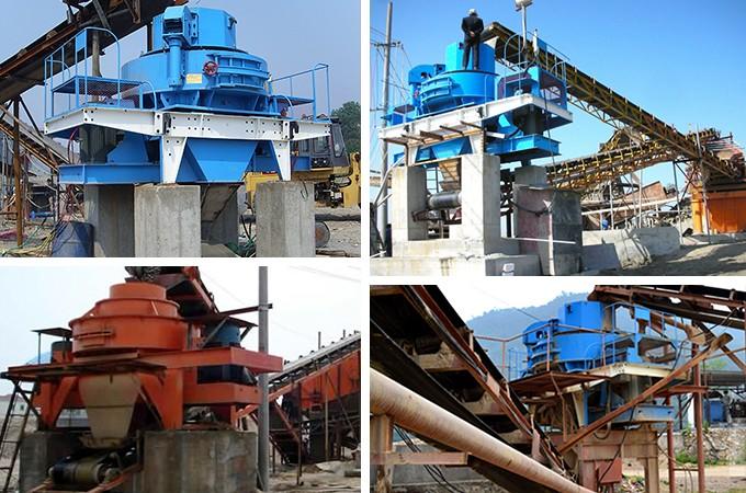 制砂機生產(chǎn)現(xiàn)場圖