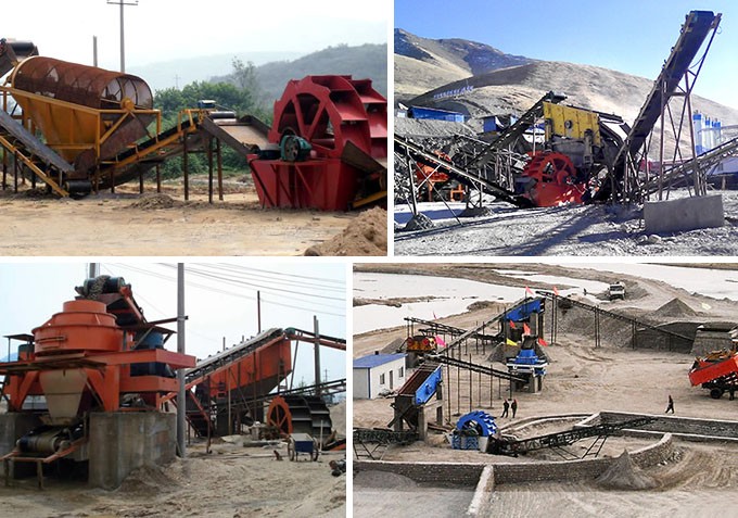 洗砂機現場作業(yè)圖 洗砂機現場作業(yè)圖