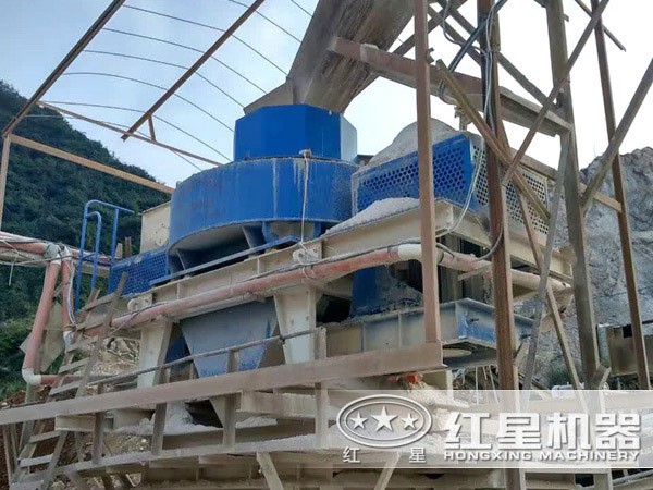 制砂機(jī) 廣西客戶現(xiàn)場(chǎng)