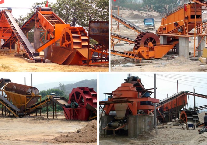 3020型洗沙機(jī)現(xiàn)場(chǎng)作業(yè)圖