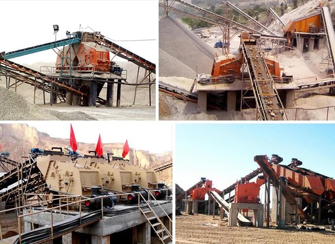 鋯英砂1214、1315反擊破碎機(jī)現(xiàn)場(chǎng)圖