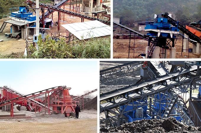 時(shí)產(chǎn)100噸風(fēng)化石制砂機(jī)