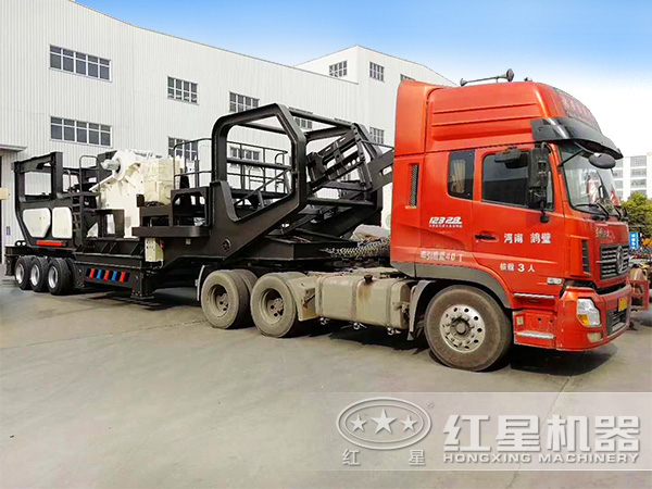 HX系列環(huán)保車載移動(dòng)嗑石機(jī) HX系列環(huán)保車載移動(dòng)嗑石機(jī)