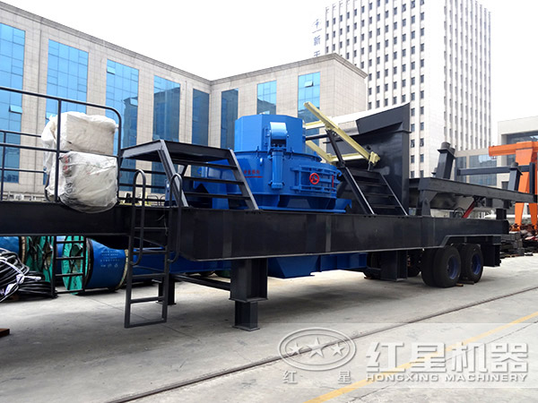 時(shí)產(chǎn)120噸HX3S1848T71車(chē)載打沙機(jī)