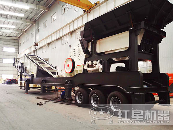 輪胎顎破移動破碎站 輪胎顎破移動破碎站