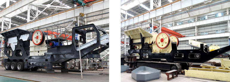 移動破碎機(jī)的分類 移動破碎機(jī)的分類