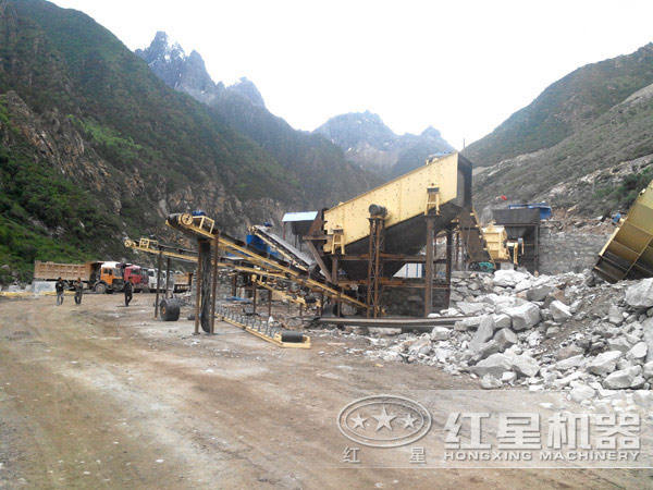 白云巖破碎生產(chǎn)線
