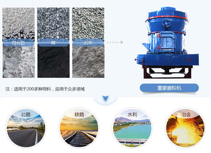 雷蒙磨粉機適用二百多種物料的磨粉作業(yè) 