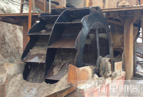 山砂洗砂現(xiàn)場